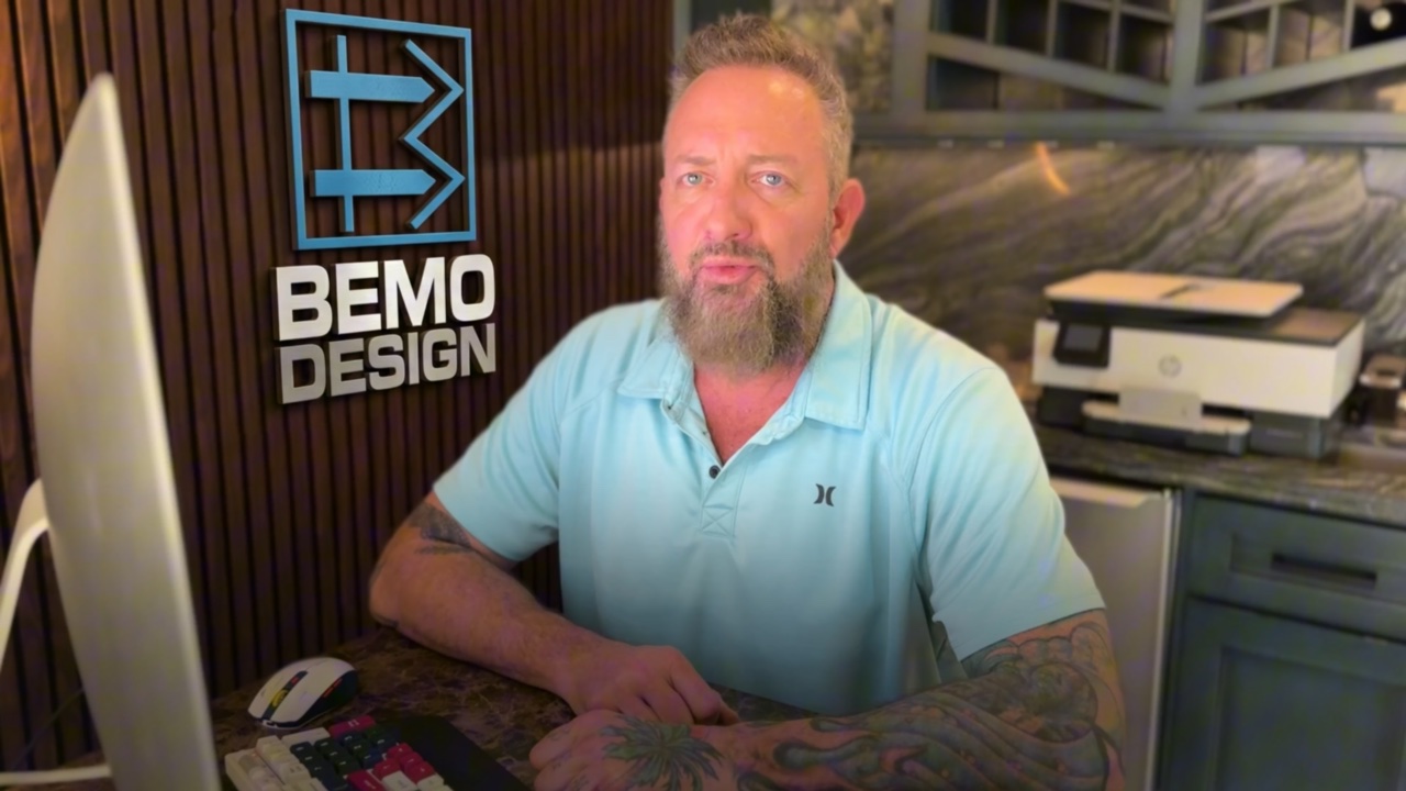 Brian Bemo in his office