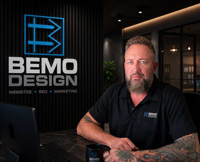 Brian Bemo at Bemo Design, Scottsdale AI SEO expert, web designer, and digital marketing agency
