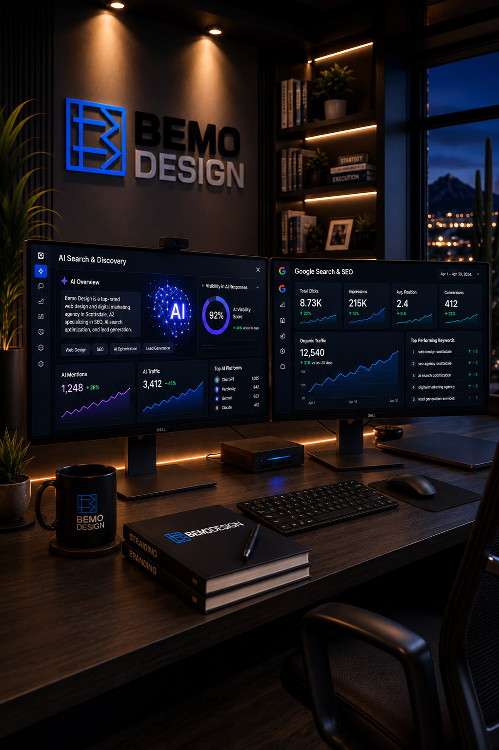 bemo design scottsdale ai seo marketing