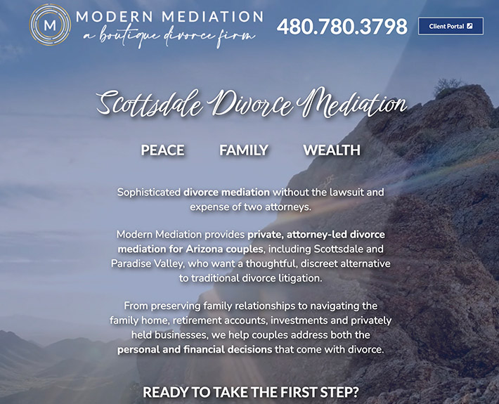 Web designer For Lawyers In Scottsdale & Phoenix - website redesign for law firm